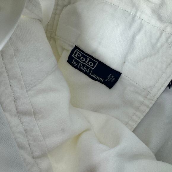 Polo Ralph Lauren White Embroidered Anchor Shorts Mens 40 - Picture 2 of 4